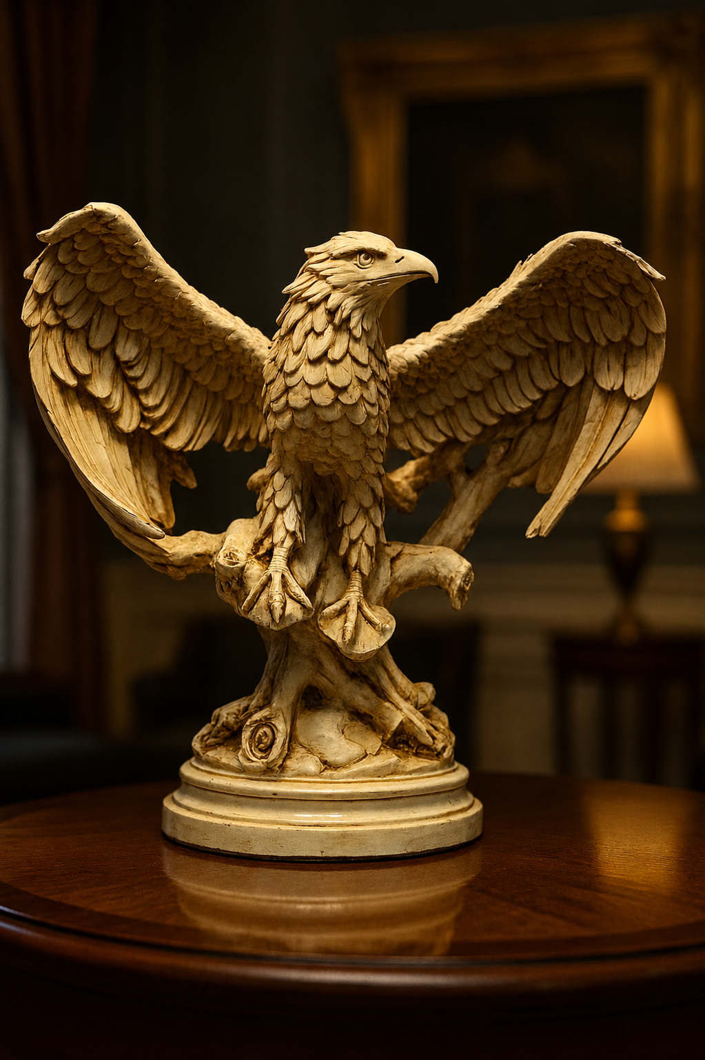 Majestic Eagle with Spread Wings
