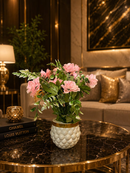 Pink Artificial Flower Arrangement