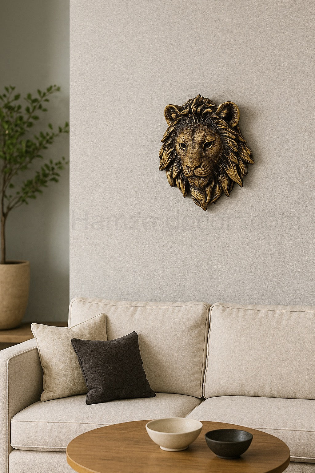 Lion Wall Hanging – 6 Inches